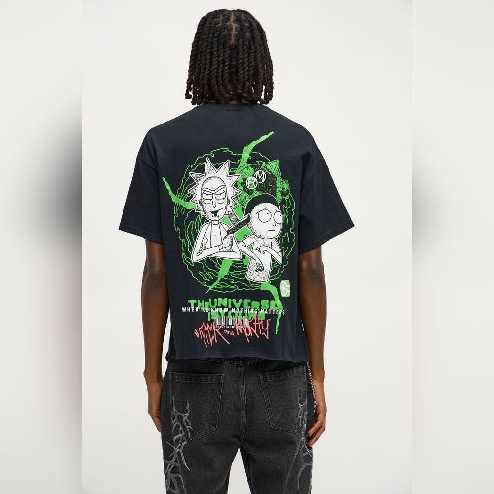 Rick And Morty Universe Short Sleeve Tee - Black